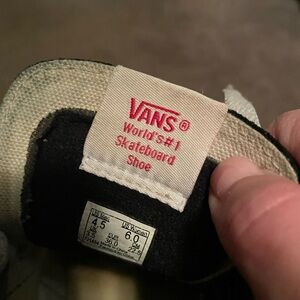 Vans Kids Skateboard Shoes - Black